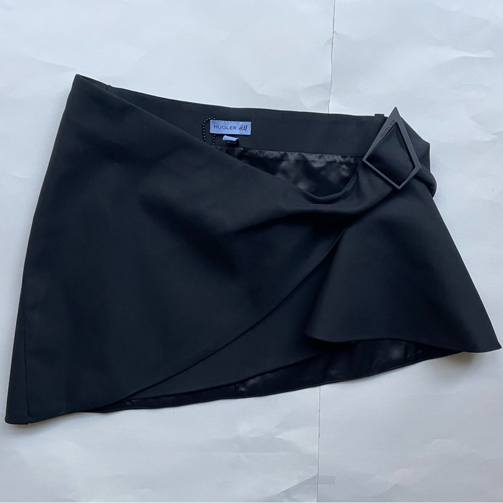 LAST CHANCE NWT Mugler x H&M Wool Mini Skirt Size 10